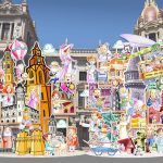 Los proyectos de la falla municipal, infanTil & mayor, descubren públicamente sus bocetos de las fal...